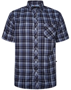 KAM Short Sleeve Check Shirt